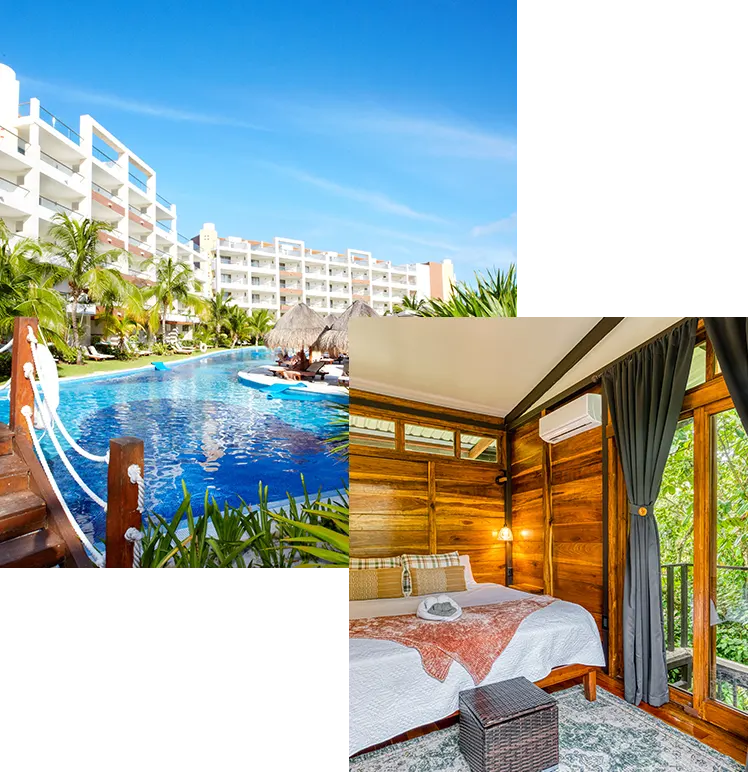 Choosing accommodation from resorts to eco-lodges
